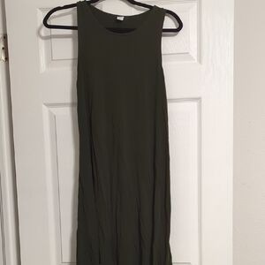 Old Navy Olive Midi Dress